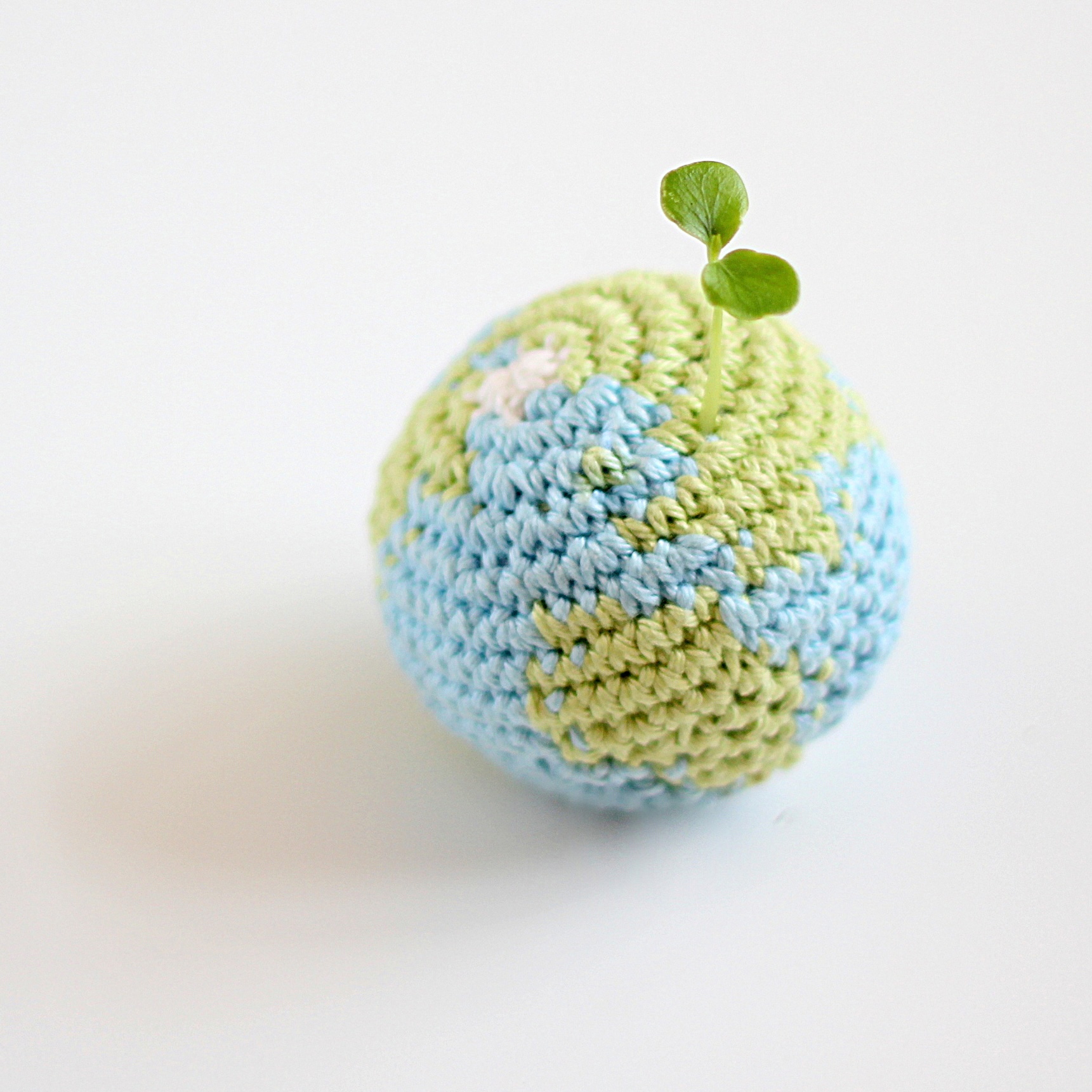 Amigurumi em formato de planeta — Eco