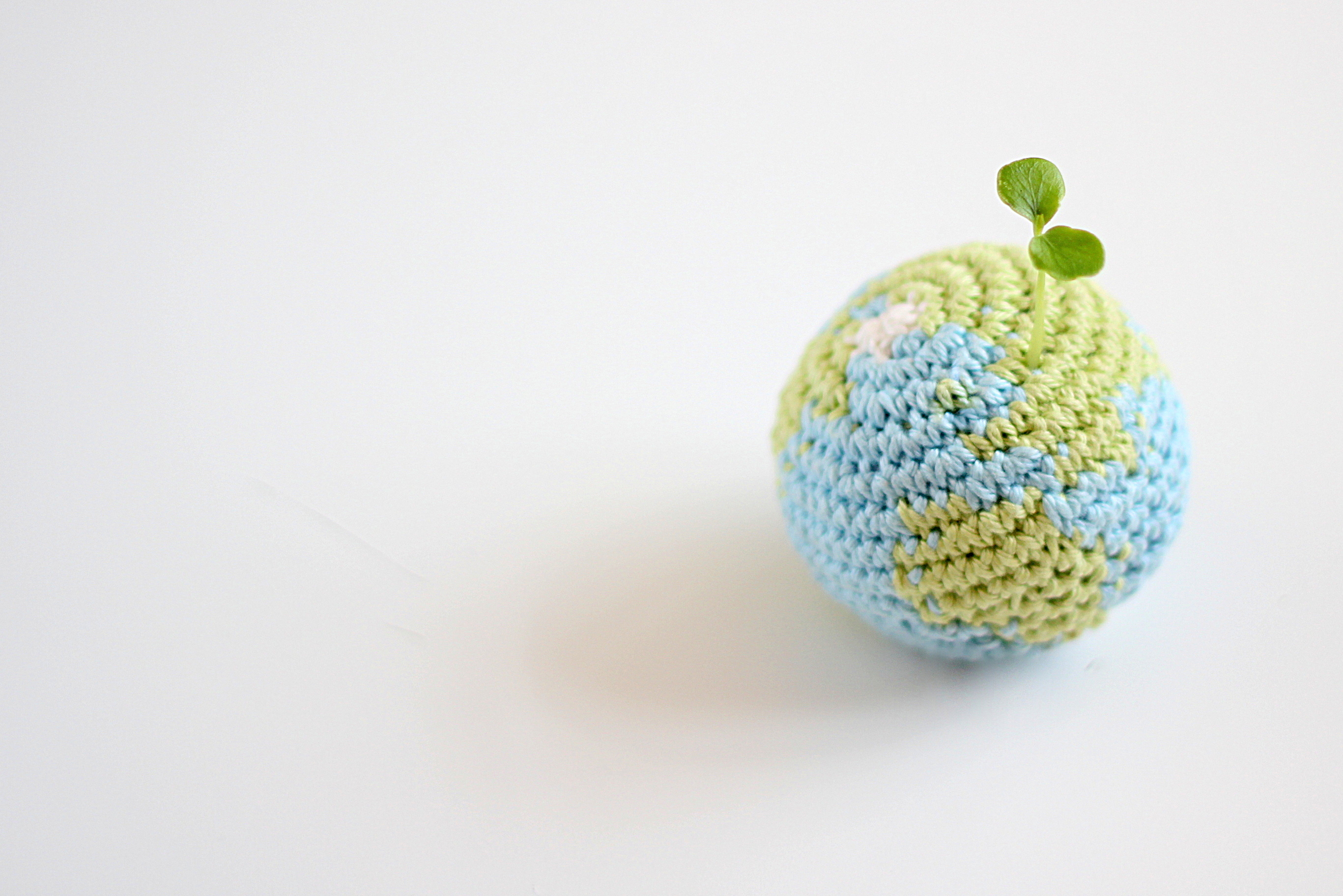 Amigurumi em formato de planeta — Eco