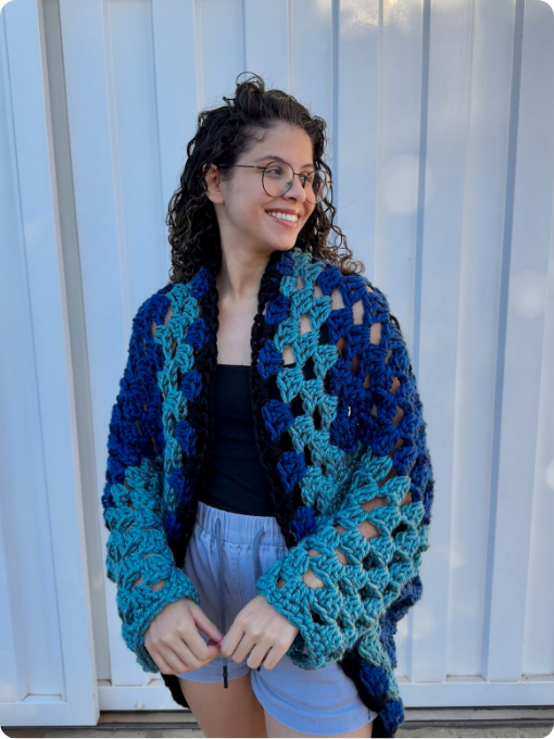 Cachecol Elegance | Crochê