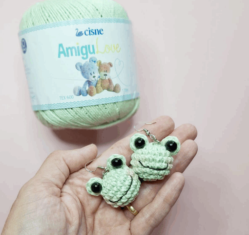 Brinco Sapinho | Amigurumi