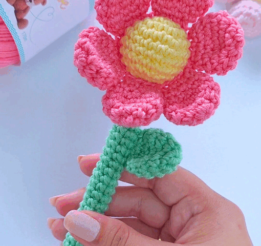 Caneta Flor | amigurumi