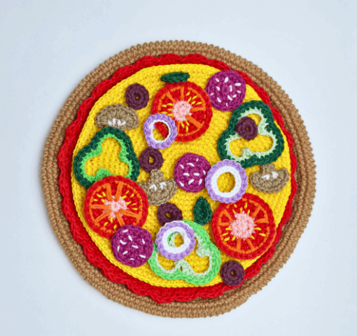 Pizza interativa | Amigurumi