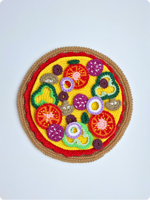 Pizza interativa | Amigurumi