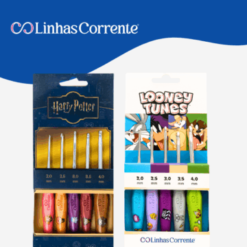 Kit agulha de crochê Harry Potter e Looney Tunes: conheça as melhores agulhas de crochê 
