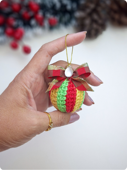 Bolinha de Natal | Crochê