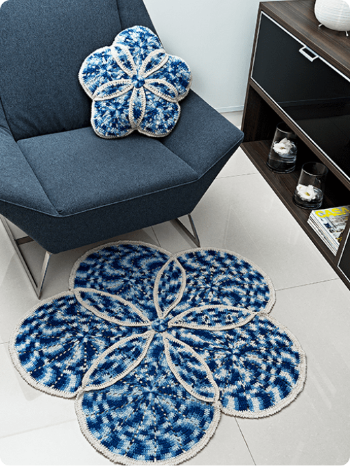 Tapete e Almofada | Crochê