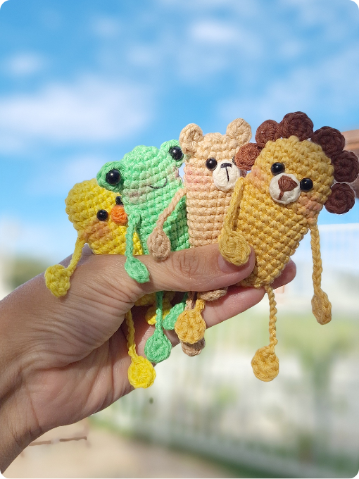 Animais Tic-Tac | Amigurumi
