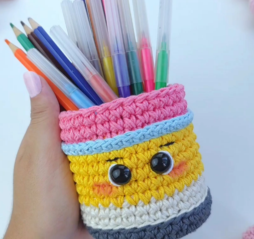 Organizador de lápis | Amigurumi