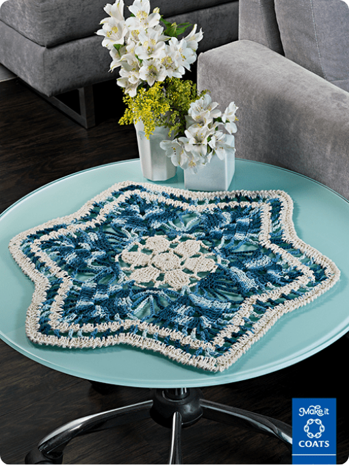 Centro de Mesa Estrela | Crochê