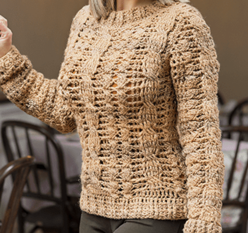 Blusa com 3 Tranças | Crochê