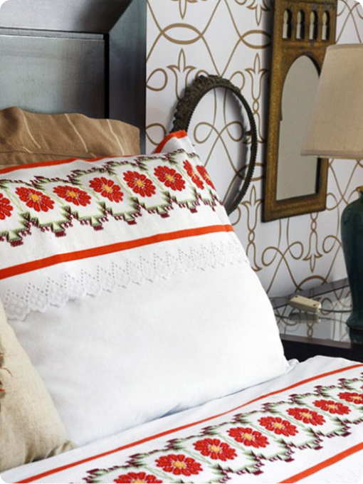 Flores com Ponto Cruz | Bordado