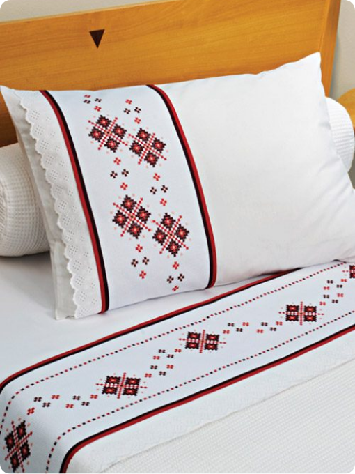 Jogo de Cama | Bordado