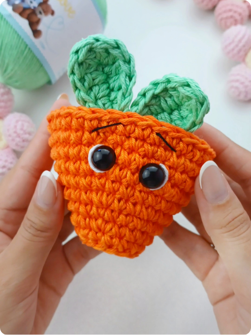 Cestinho Cenoura| Amigurumi