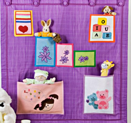 Porta Treco Infantil | Bordado