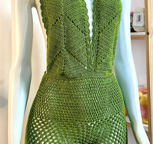 Macaquinho Frente Única | Crochê