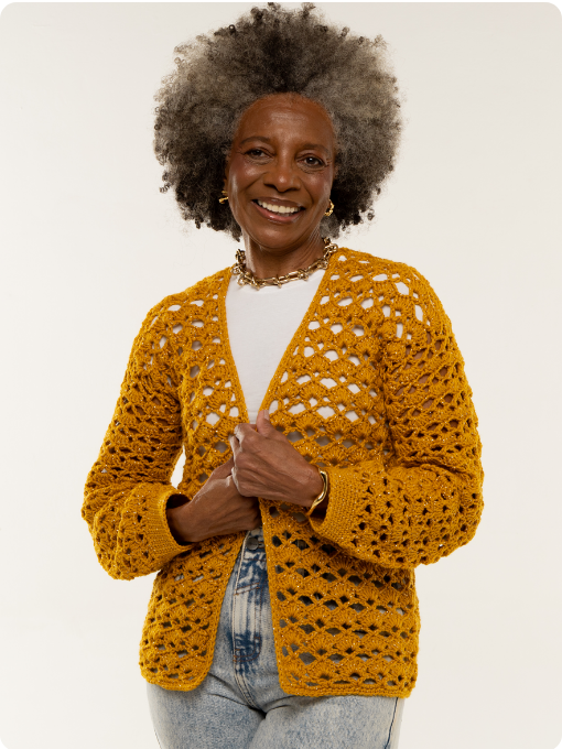 Casaco Aberto | Crochê