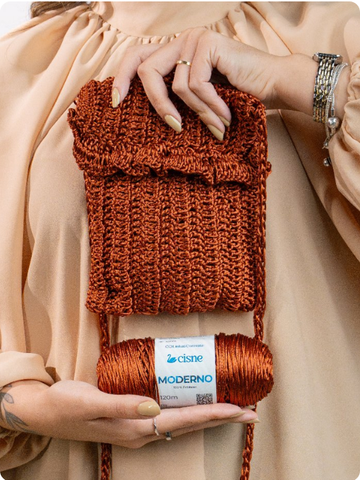 Bolsa Rabo de Gato | Crochê