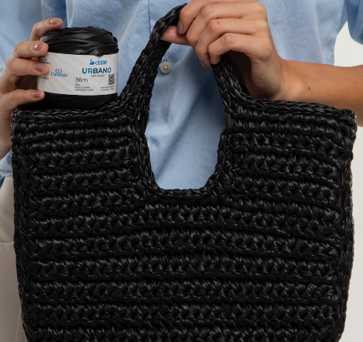 Bolsa de Couro | Crochê