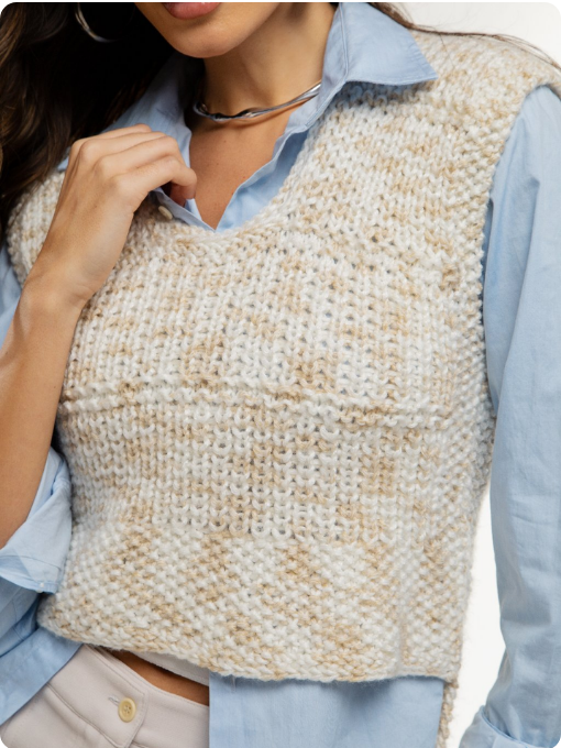 Colete Único | Tricô