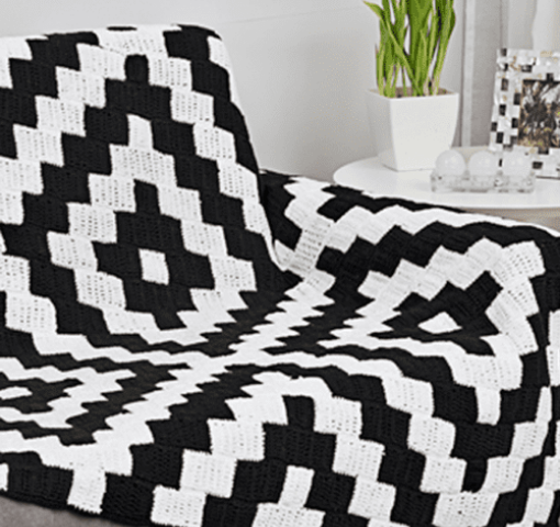 Manta de Squares | Crochê