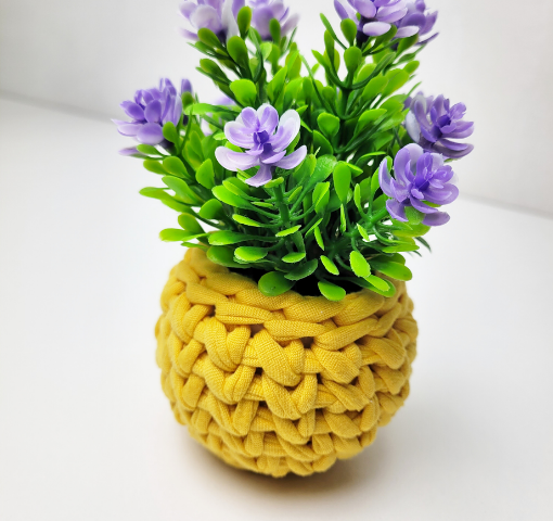 Mini Cachepô | Crochê