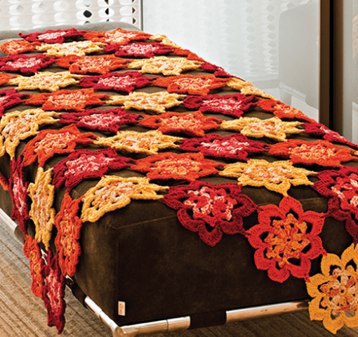 Manta Floral | Crochê