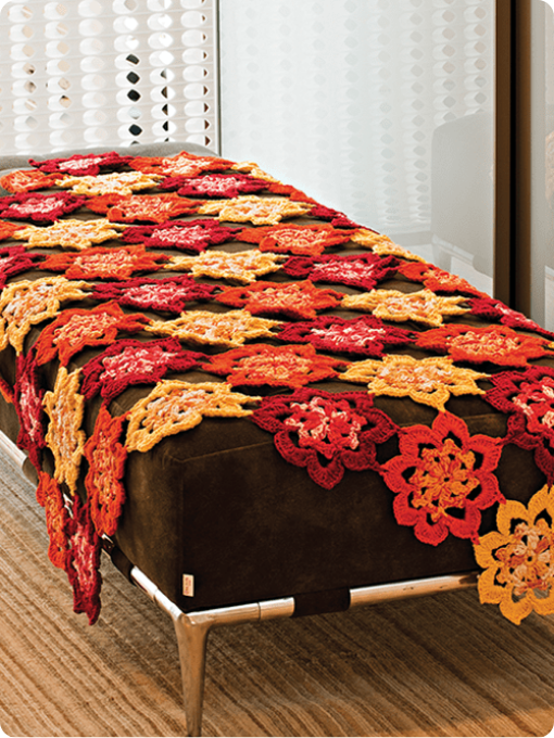 Manta Floral | Crochê
