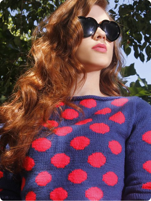 Blusa com Bolinhas | Crochê