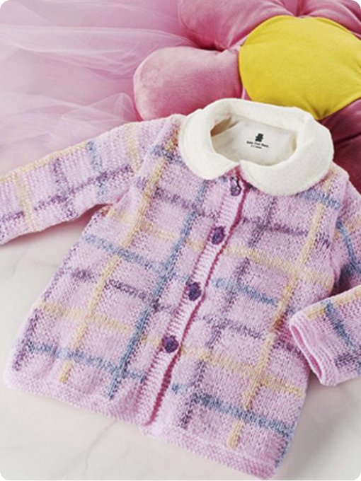 Casaquinho Infantil Rosa | Crochê