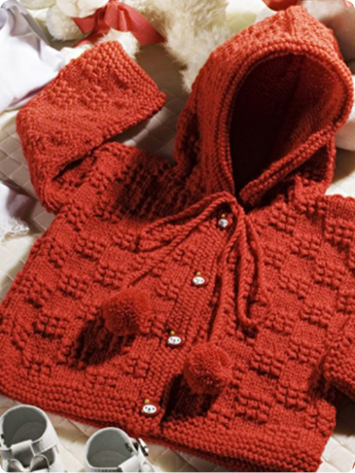 Casaquinho com Capuz | Crochê