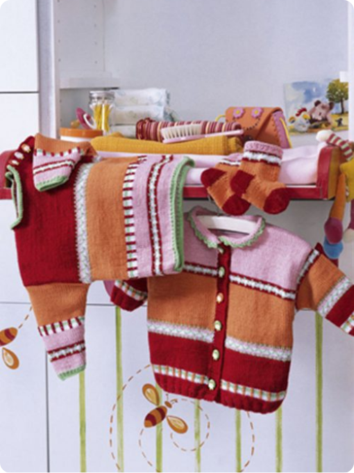 Blusa e Meia Infantil | Tricô