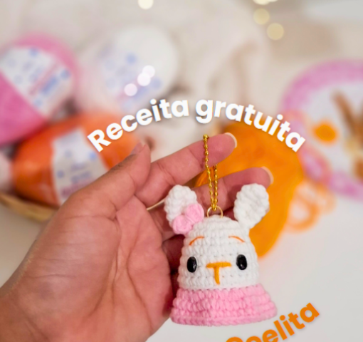 Chaveiro Coelita | Cisne Amigurumi Perfeito | Amigurumi