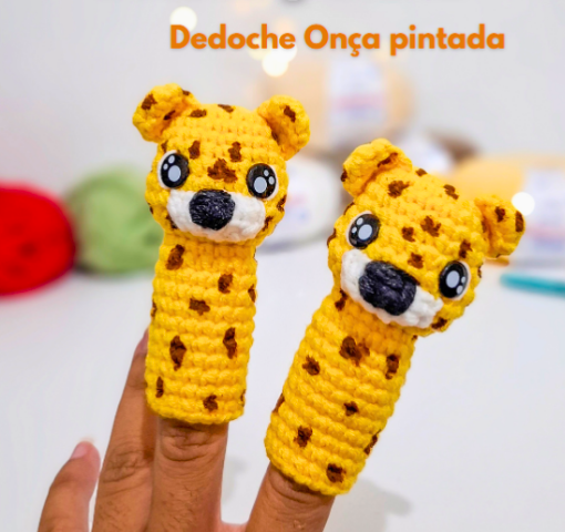 Dedoche Onça Pintada | Cisne Amigurumi Perfeito | Amigurumi