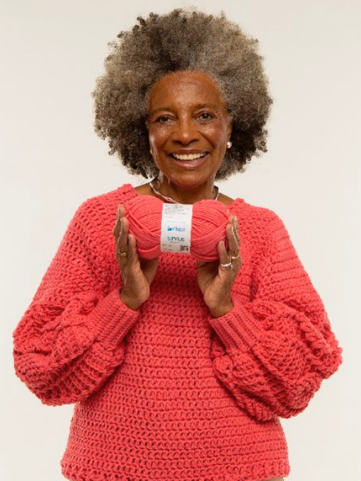 Blusa Mangas Bufantes | Cisne Style | Crochê