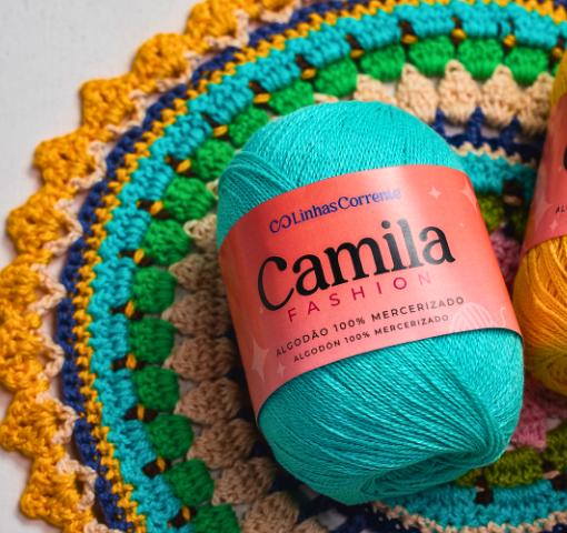 Sousplat Colorido | Camila Fashion | Crochê