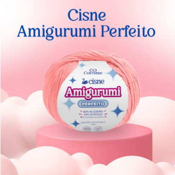 Cisne Amigurumi Perfeito: conheça a melhor linha para amigurumi