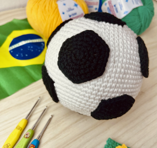 Bola de Futebol | Cisne Amigurumi Perfeito | Amigurumi