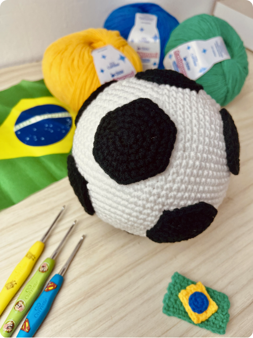 Bola de Futebol | Cisne Amigurumi Perfeito | Amigurumi