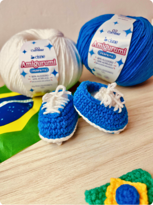 Chuteira | Cisne Amigurumi Perfeito | Amigurumi