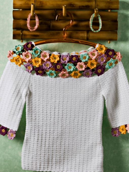 Aplicação de Flores | Crochê