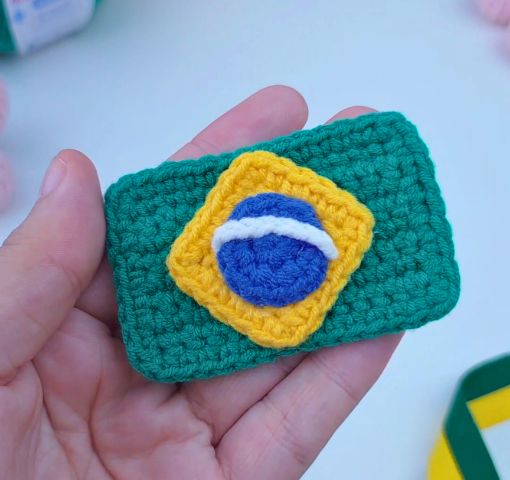 Bandeira do Brasil | Cisne Amigurumi Perfeito | Amigurumi