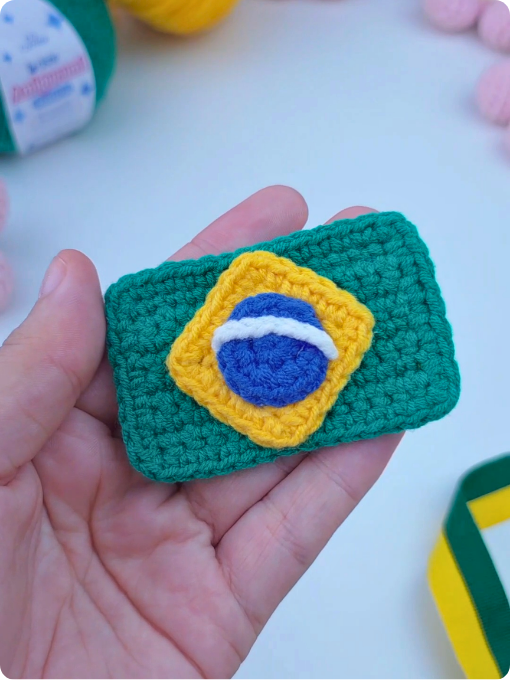 Bandeira do Brasil | Cisne Amigurumi Perfeito | Amigurumi