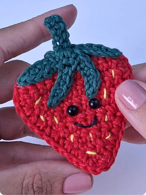 Morango Tic-Tac | AmiguLove | Amigurumi