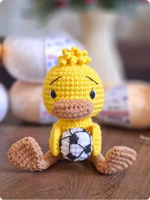 Garoto Torcedor | Cisne Amigurumi Perfeito | Amigurumi