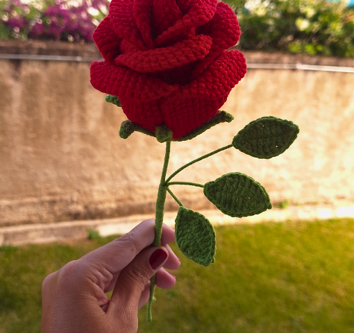 Rosa Vermelha | Cisne Amigurumi Perfeito | Amigurumi