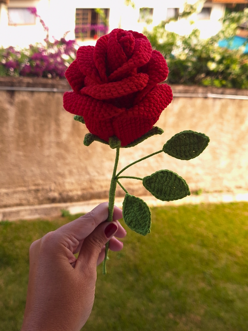 Rosa Vermelha | Cisne Amigurumi Perfeito | Amigurumi