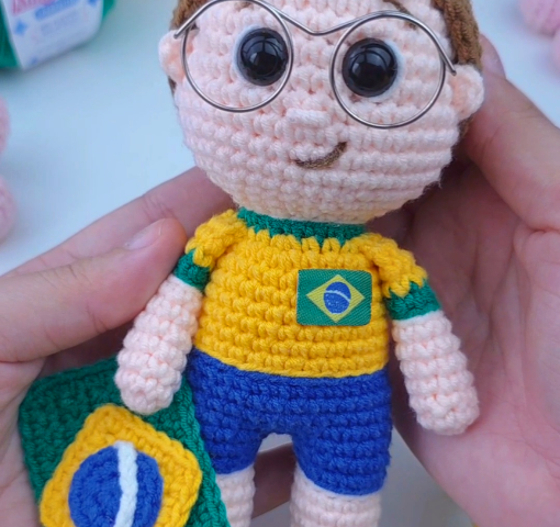 Garoto Torcedor | Cisne Amigurumi Perfeito | Amigurumi