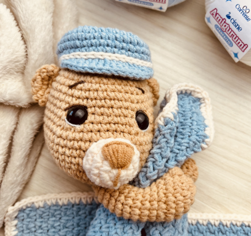 Boné | Cisne Amigurumi Perfeito | Amigurumi