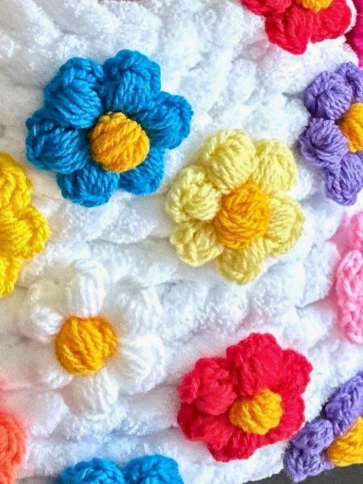 Flor Puff | Cisne Tudo | Crochê