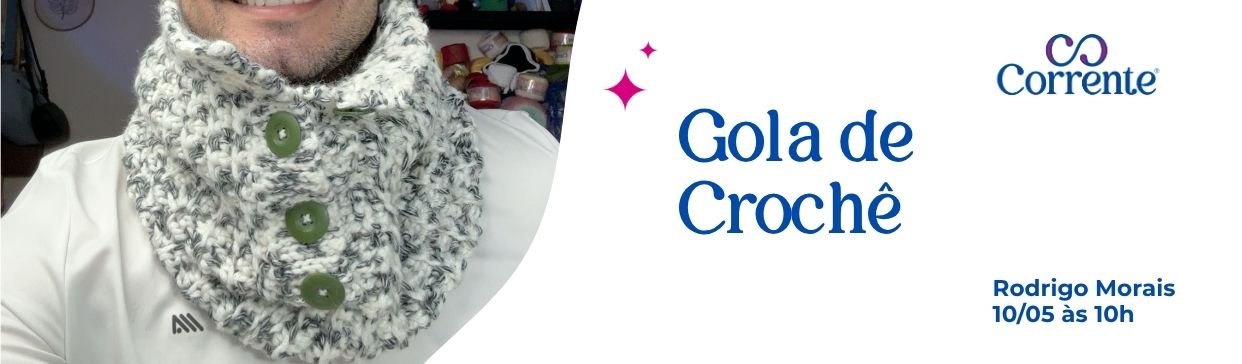 LIVE Gola de Crochê | Cisne Único